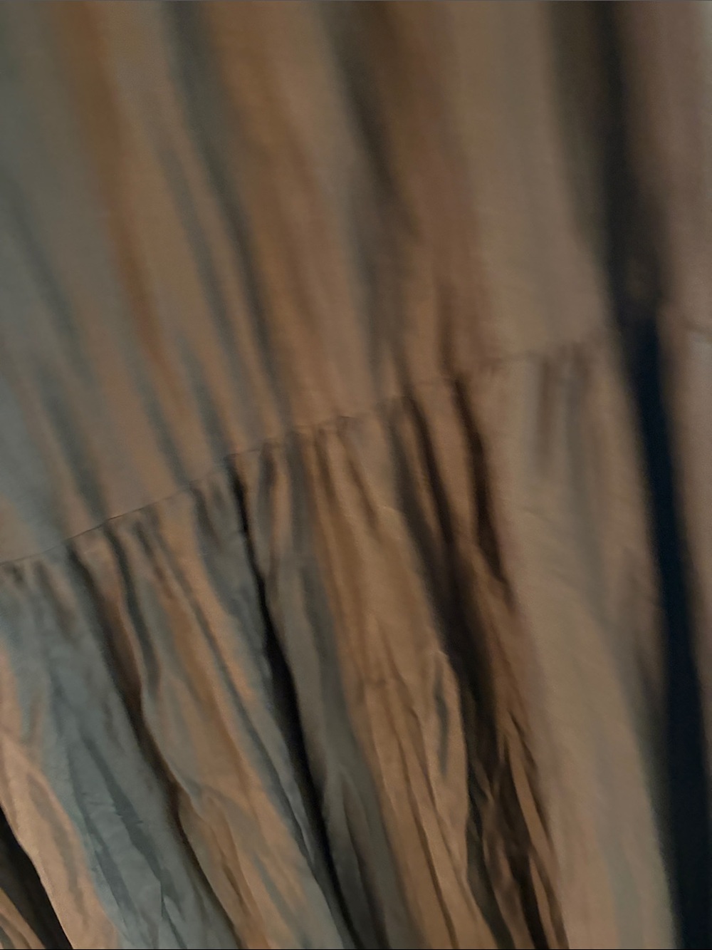 Eileen Fisher Brown Tiered Sleeveless Maxi Dress - Picture 3 of 3